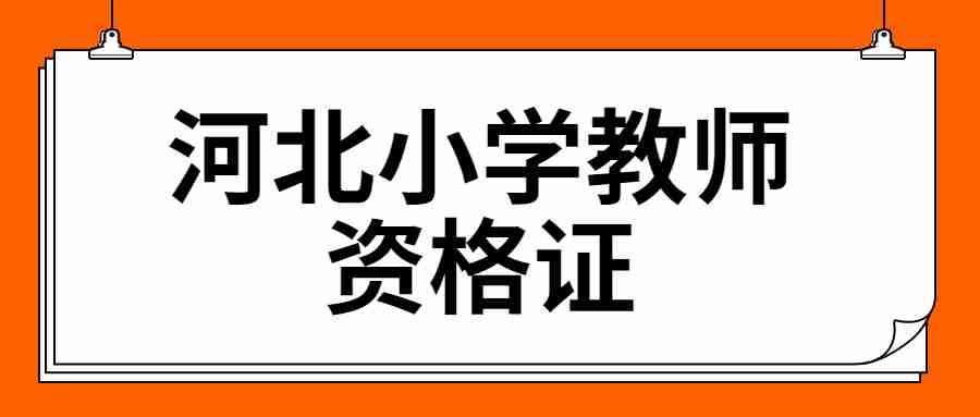 河北小学教师资格证